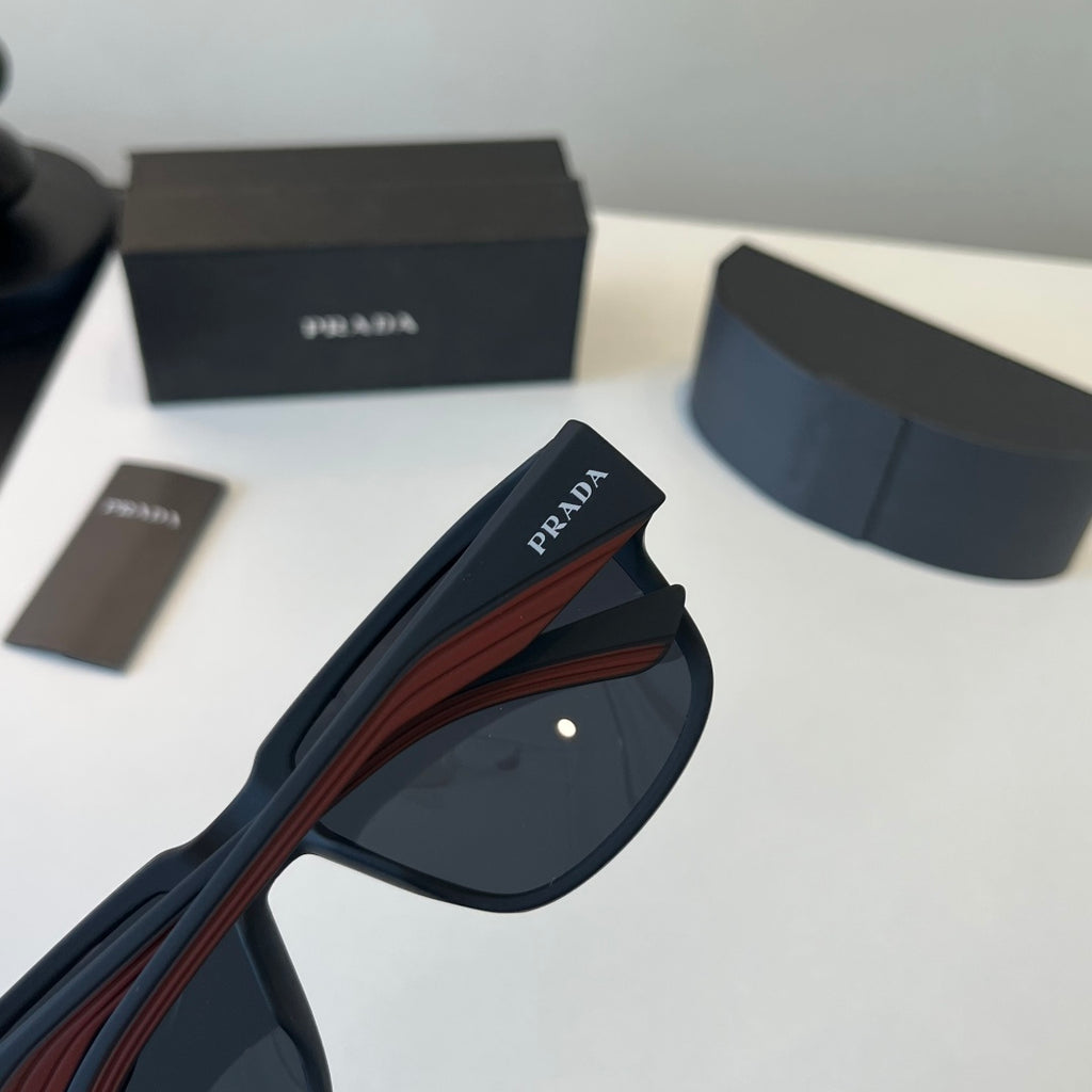 Prada Fashion Black Lens Sunglasses for Men & Women - 372087 - detail image 8