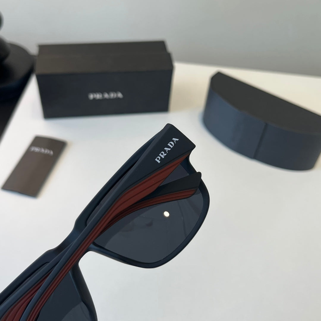 Prada Fashion Black Lens Sunglasses for Men & Women - 372087 - detail image 8