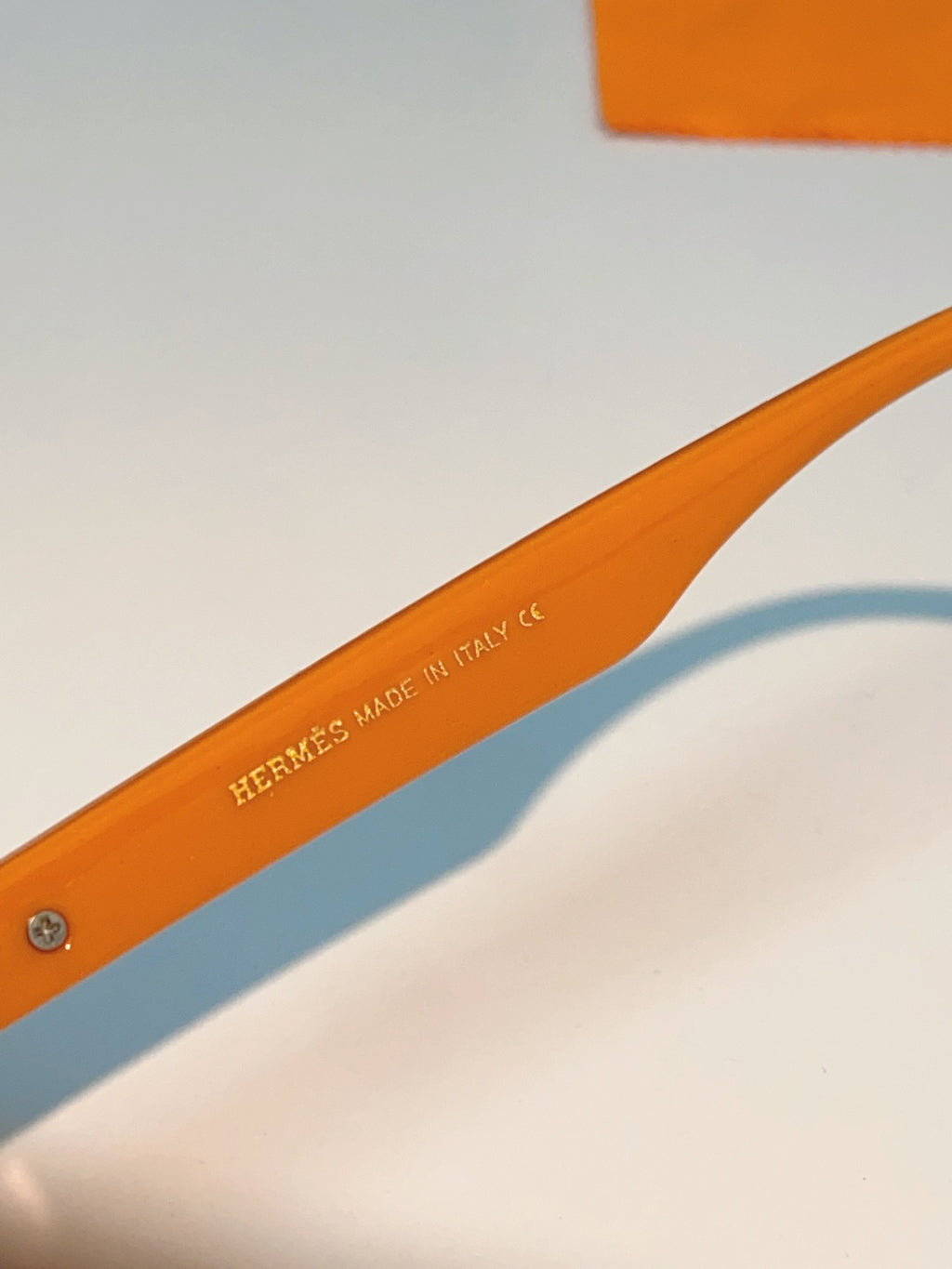 Hermès Lightweight Rimless Brown Lens Sunglasses for Men & Women - 416523 - detail image 8