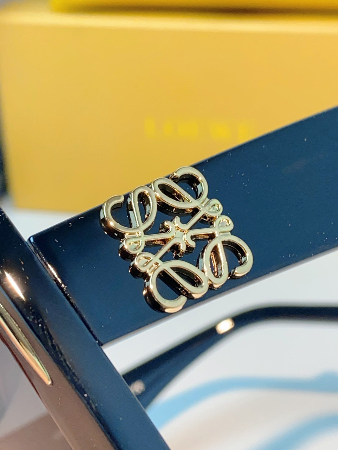 Loewe Metal Square Black Lens Sunglasses for Men & Women - detail image 8