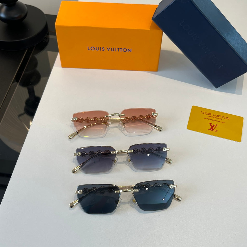 Louis Vuitton Fashion Silver Lens Sunglasses for Women - 371411 - detail image 11