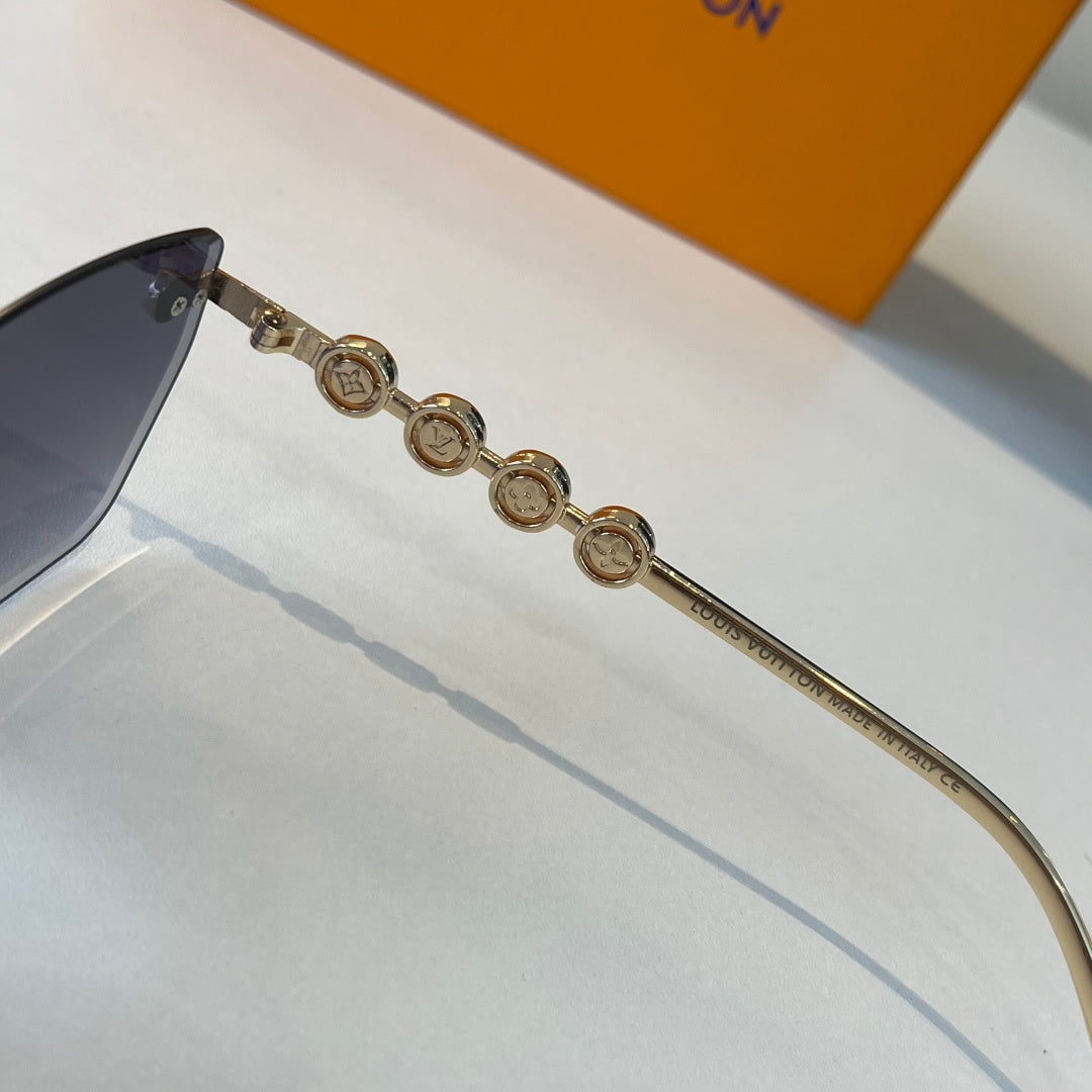 Louis Vuitton Fashion Silver Lens Sunglasses for Women - 371410 - detail image 9
