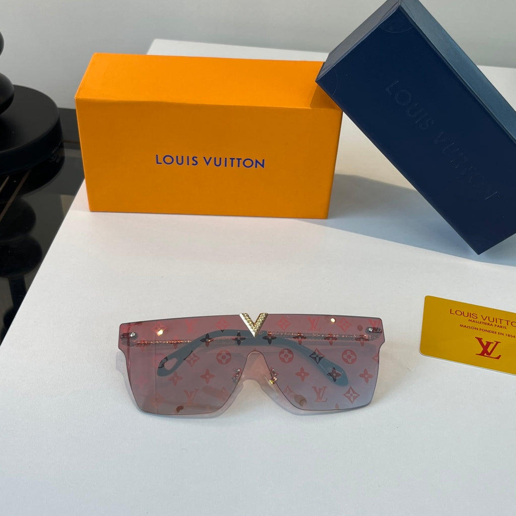 Louis Vuitton Metal Aviator Red Lens Sunglasses for Men & Women - 414795 - detail image 3