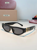 Miu Miu Cat-Eye Black Lens Sunglasses for Men & Women - 487665