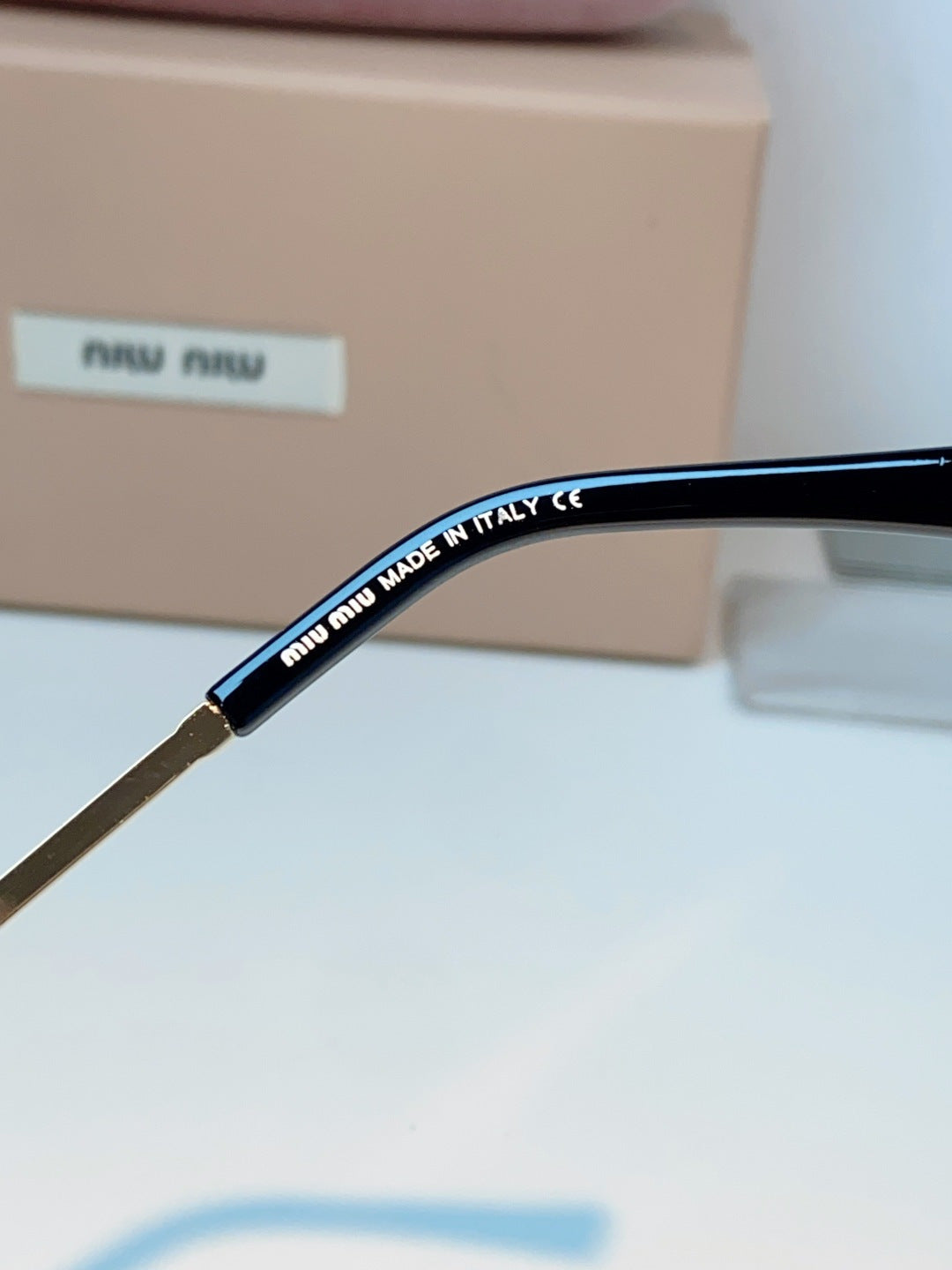 Miu Miu Metal Round Silver Lens Sunglasses for Men & Women - detail image 8