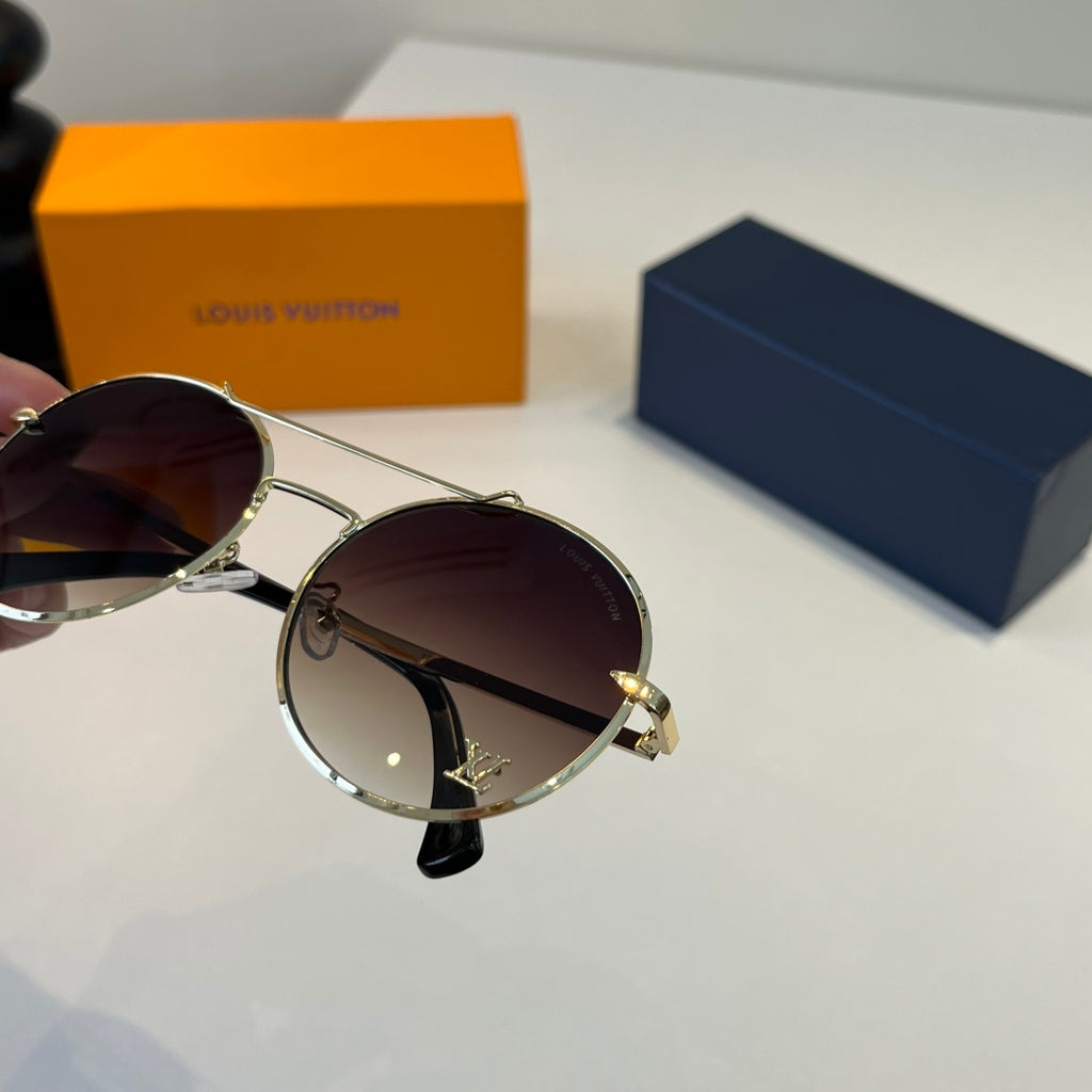 Louis Vuitton Round Brown Lens Sunglasses for Men & Women - 371427 - detail image 7