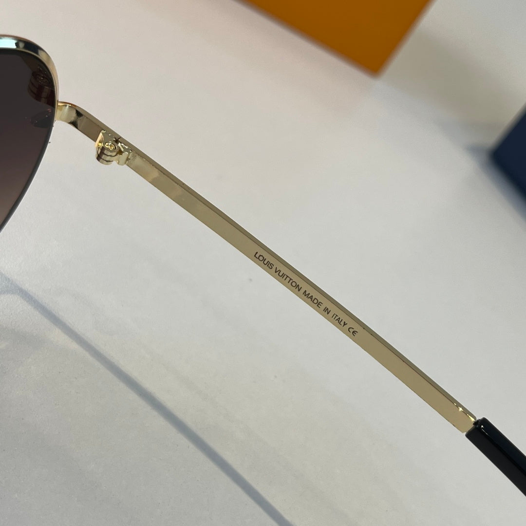 Louis Vuitton Round Brown Lens Sunglasses for Men & Women - 371427 - detail image 9