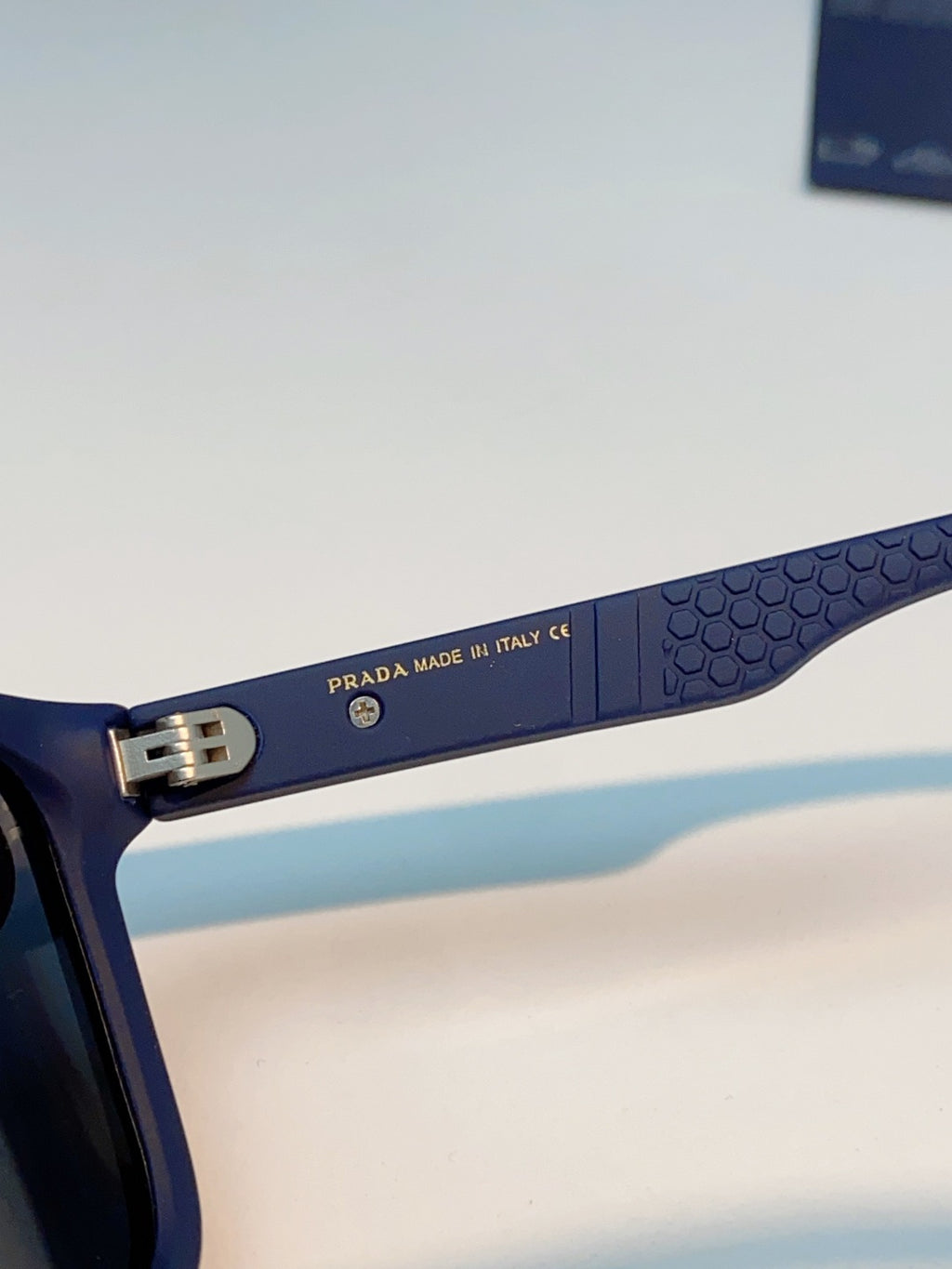 Prada Polarized Fashion Blue Lens Sunglasses for Men - 358446 - detail image 8