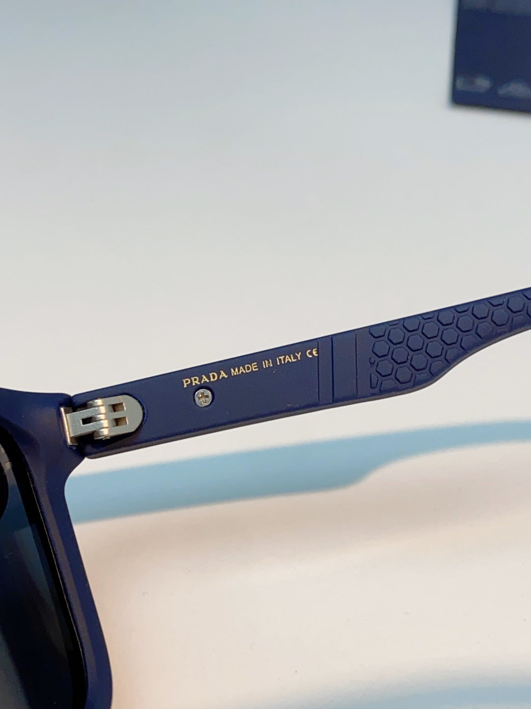 Prada Polarized Fashion Blue Lens Sunglasses for Men - 358446 - detail image 8