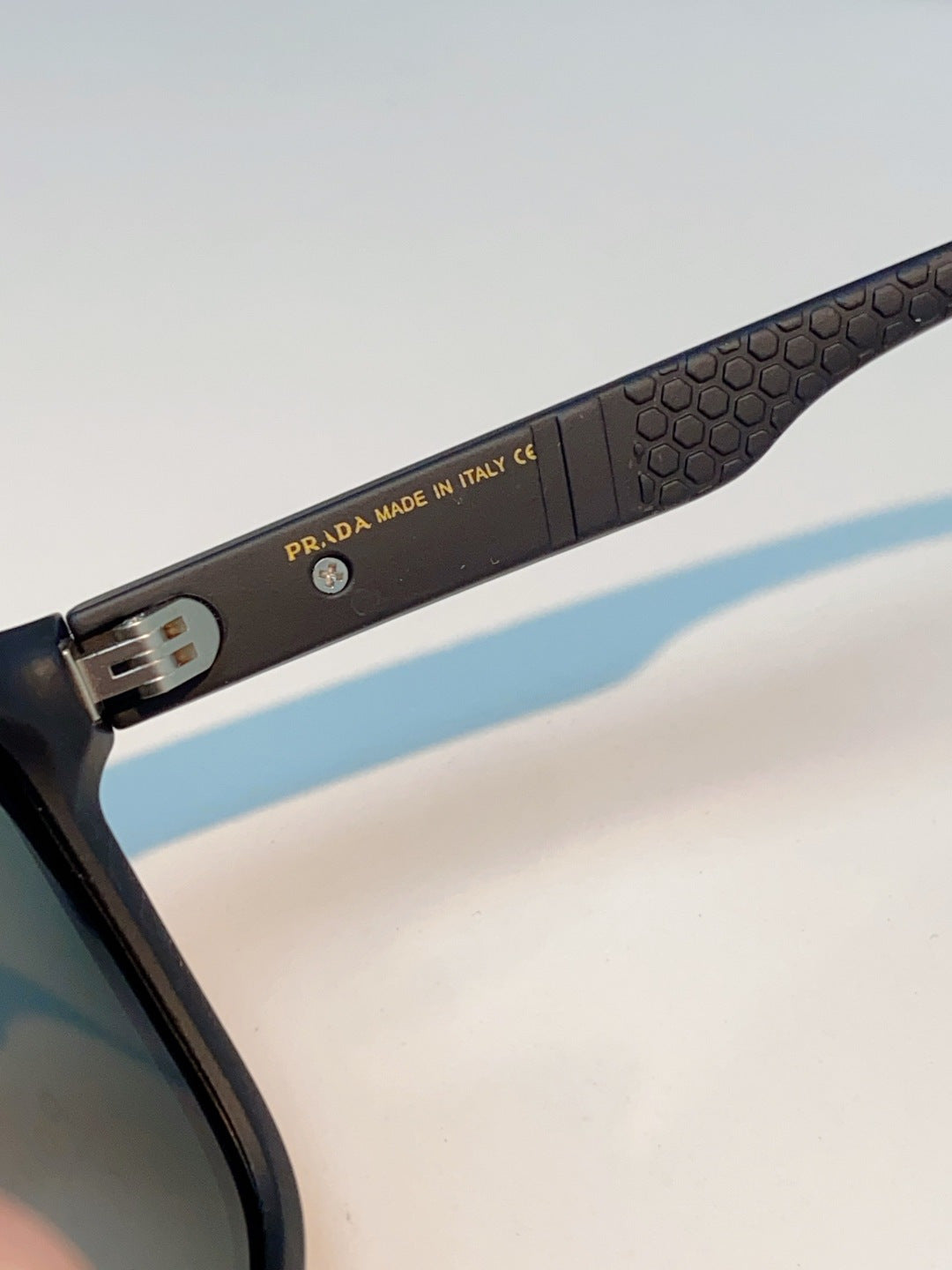 Prada Polarized Fashion Blue Lens Sunglasses for Men - 358448 - detail image 8