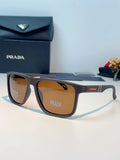 Prada Polarized Fashion Brown Lens Sunglasses for Men - 358450
