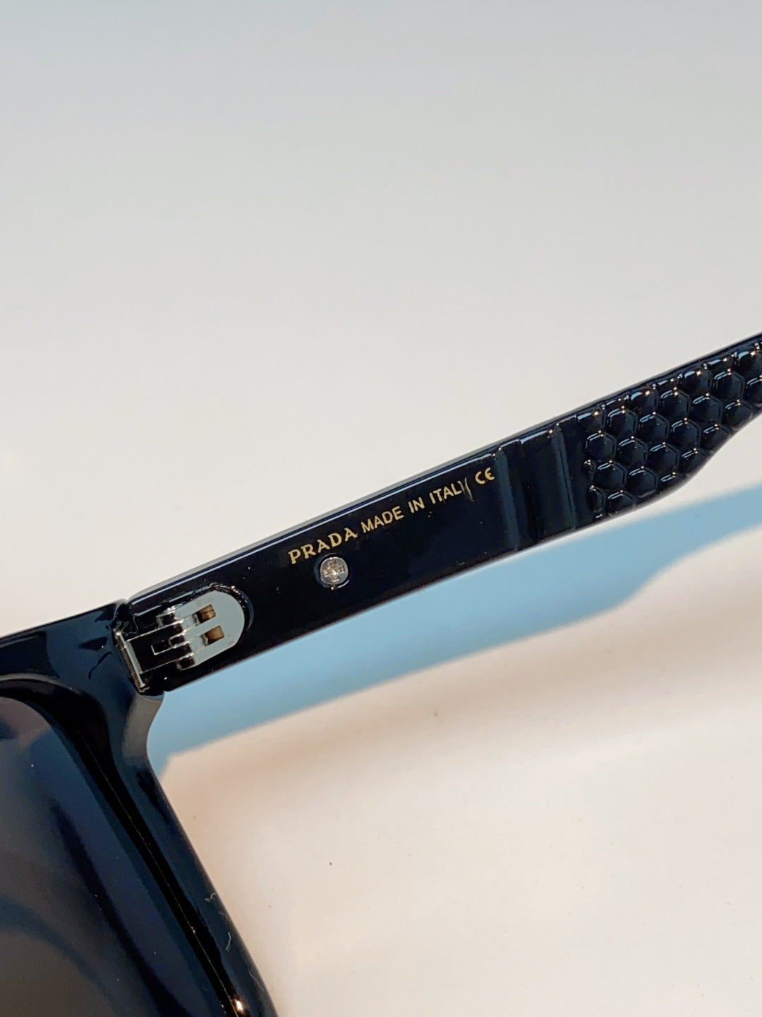 Prada Polarized Fashion Blue Lens Sunglasses for Men - detail image 8