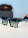 Tom Ford Metal Square Black Lens Sunglasses for Men & Women
