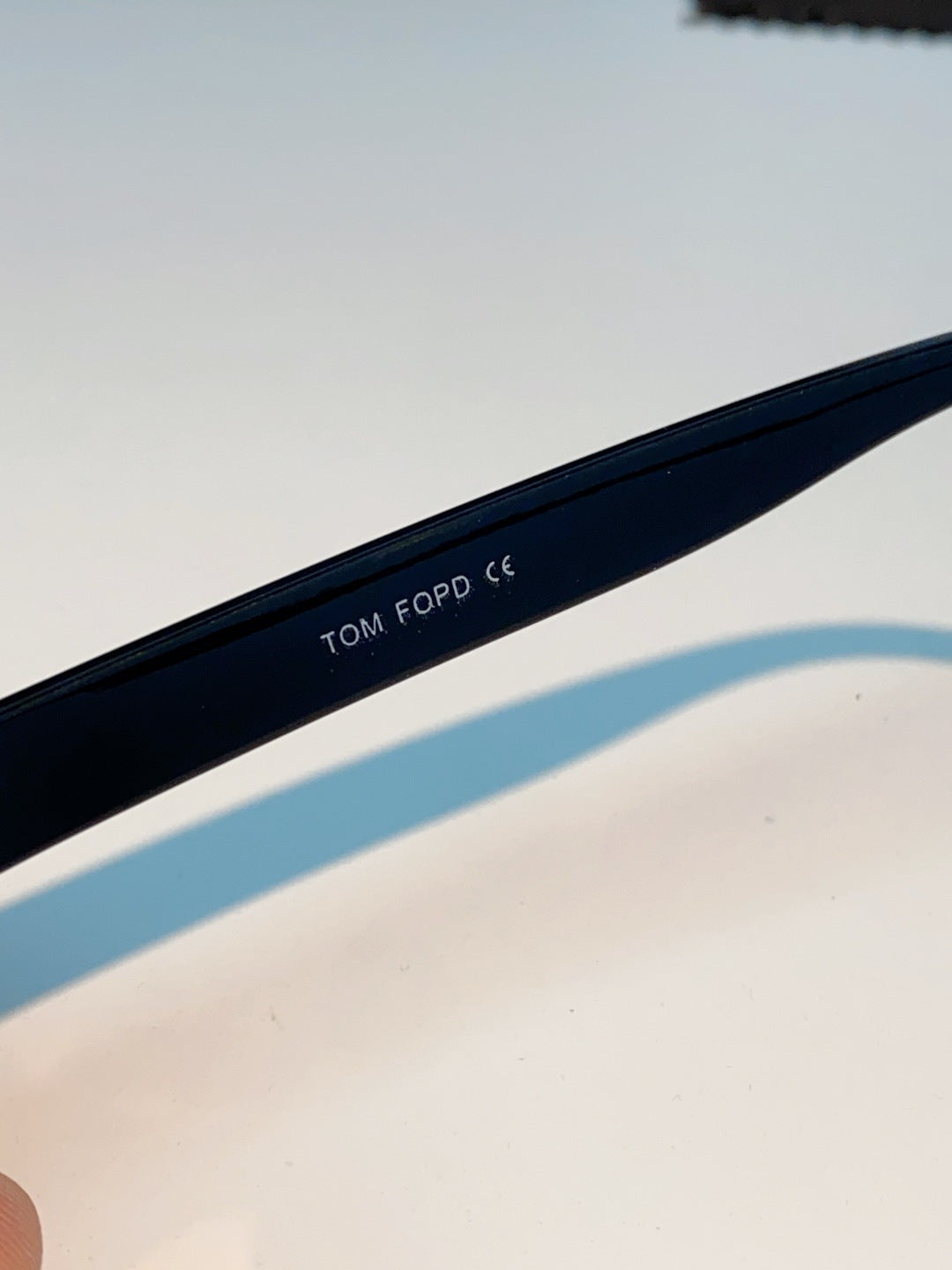Tom Ford Metal Square Blue Lens Sunglasses for Men & Women - detail image 8