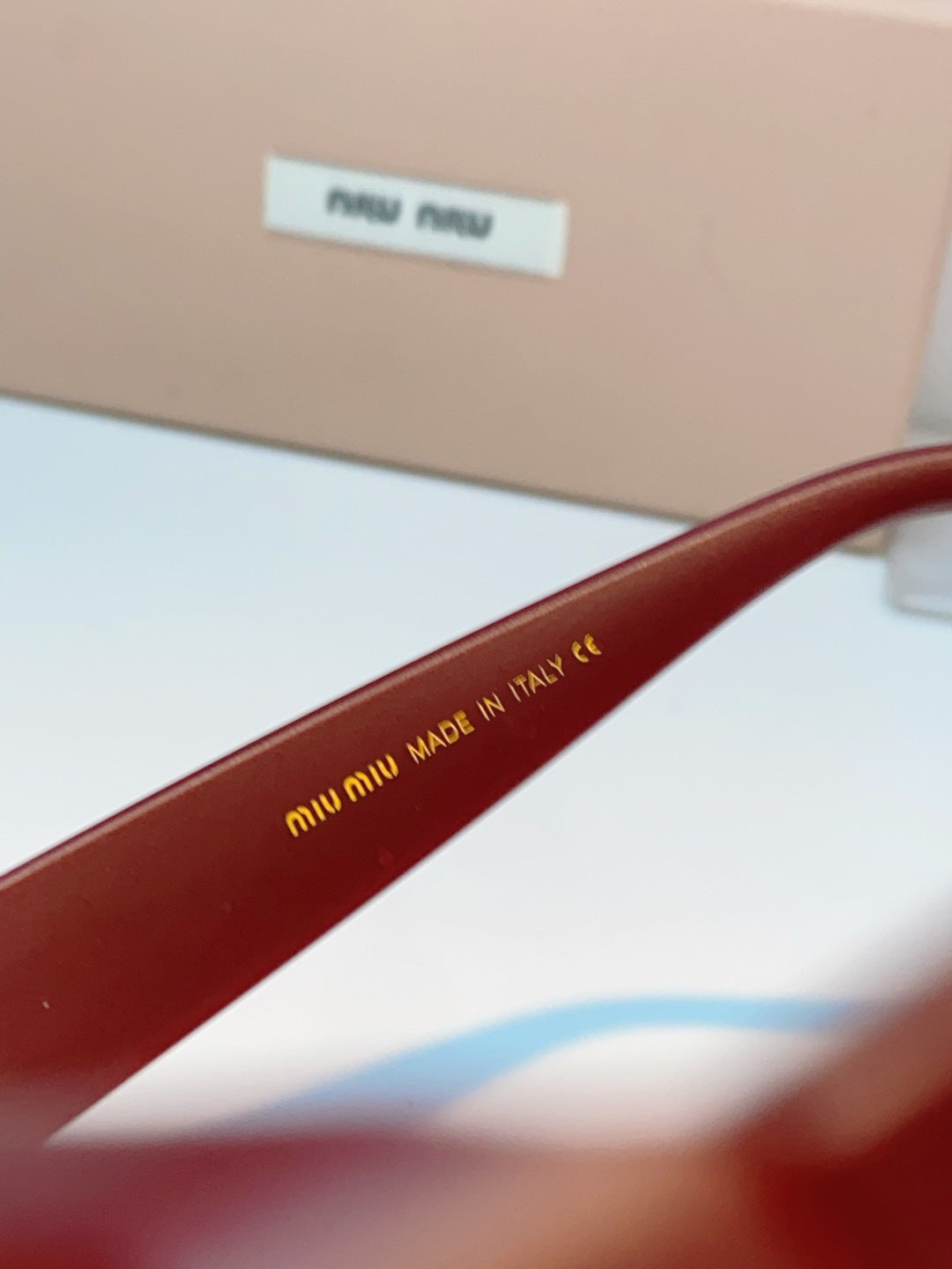 Miu Miu Square Red Lens Sunglasses for Men & Women - 487552 - detail image 8