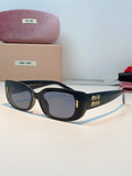 Miu Miu Square Gray Lens Sunglasses for Men & Women - 487553