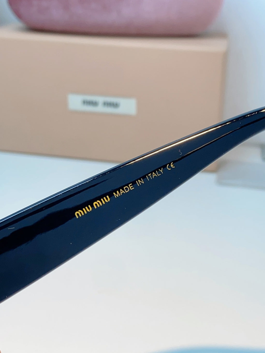Miu Miu Square Gray Lens Sunglasses for Men & Women - 487553 - detail image 8