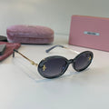 Miu Miu Fashion Silver Lens Sunglasses for Men & Women - 416166