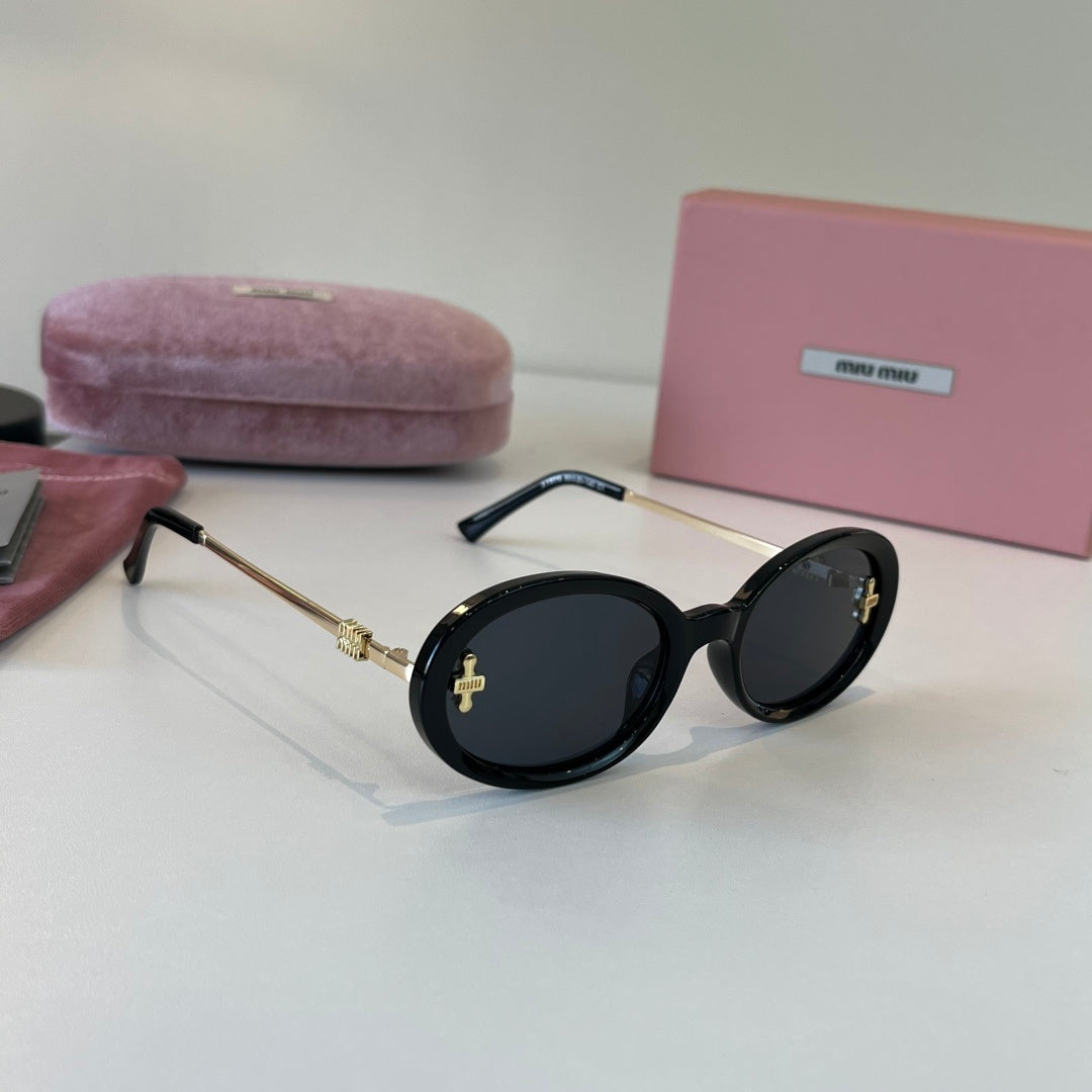 Miu Miu Fashion Silver Lens Sunglasses for Men & Women - 487600