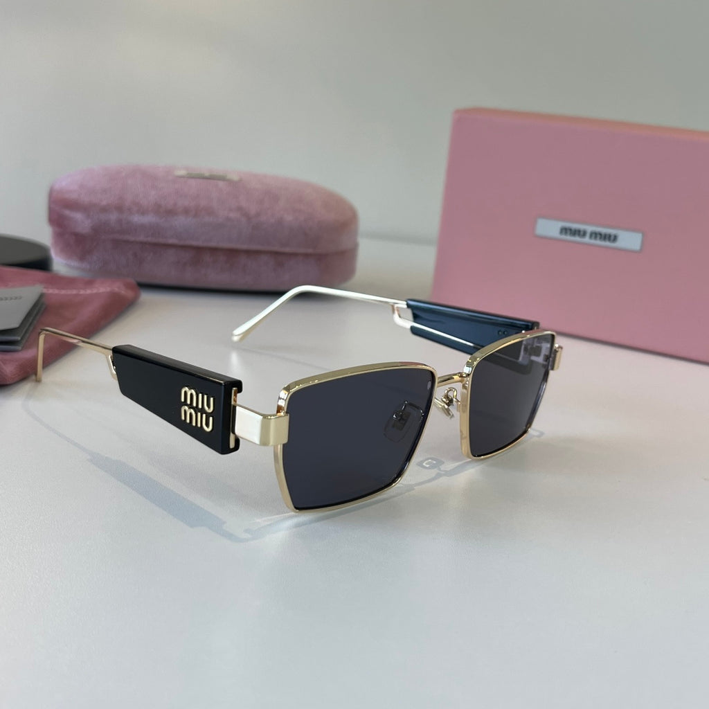 Miu Miu Fashion Silver Lens Sunglasses for Men & Women - 487601