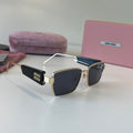 Miu Miu Fashion Silver Lens Sunglasses for Men & Women - 416171