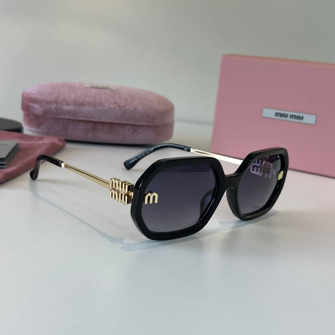 Miu Miu Fashion Silver Lens Sunglasses for Men & Women - 487603