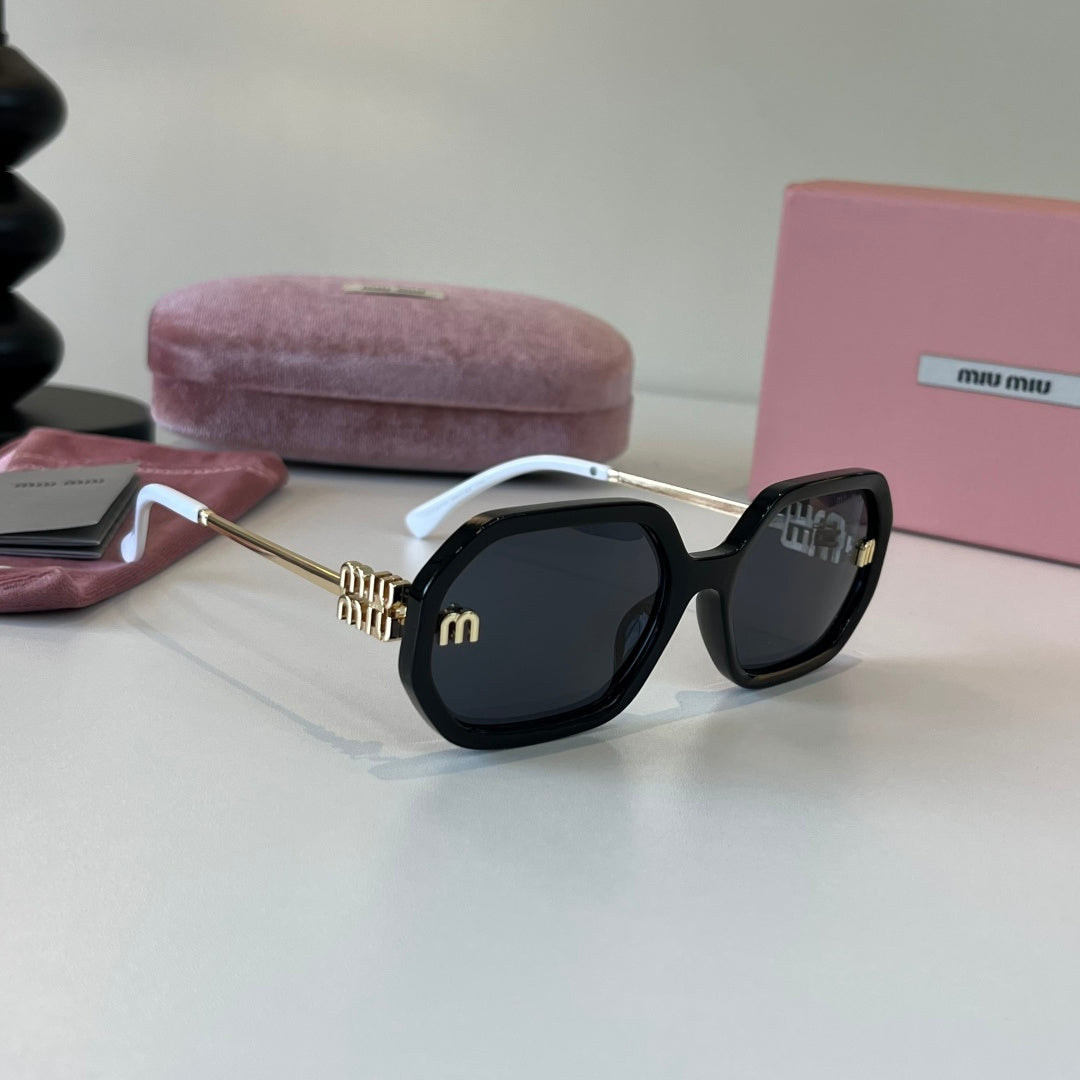 Miu Miu Fashion Silver Lens Sunglasses for Men & Women - 487606
