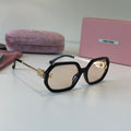 Miu Miu Fashion Silver Lens Sunglasses for Men & Women - 487607