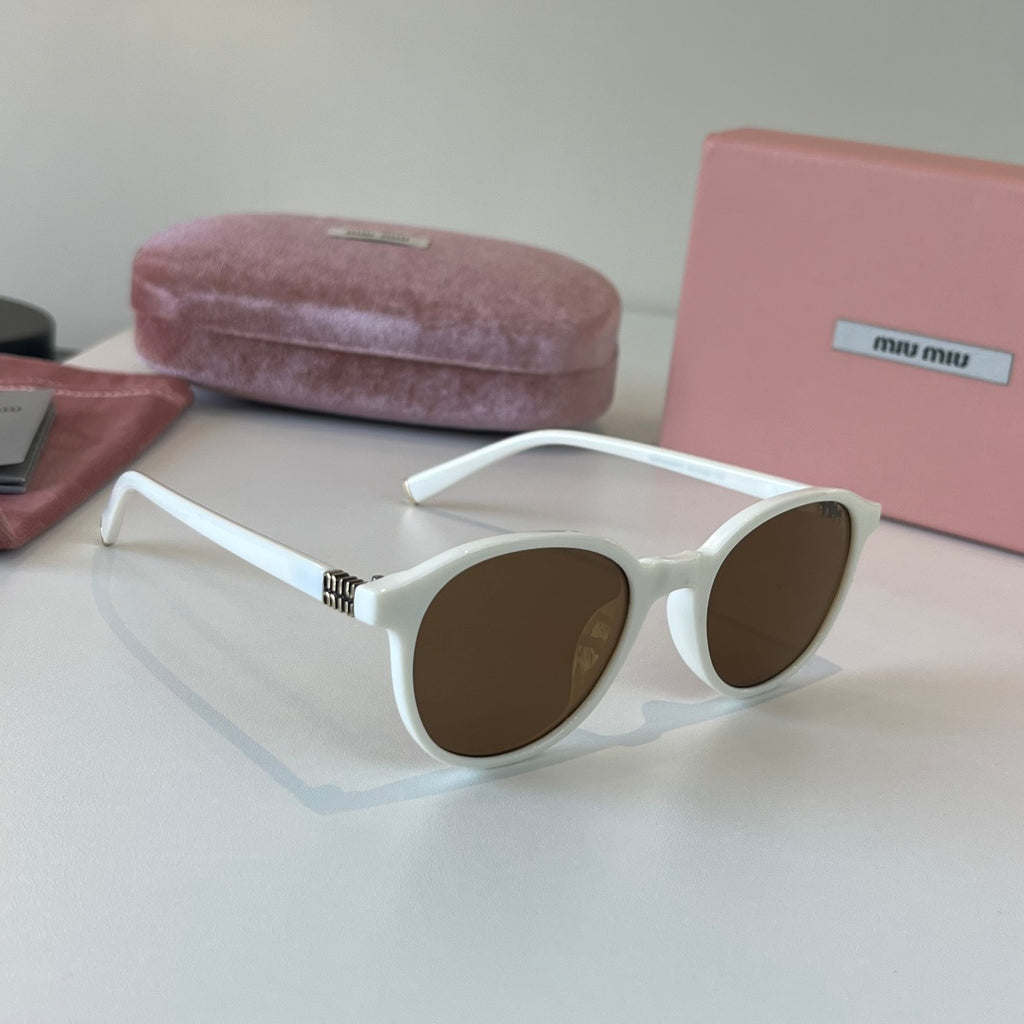 Miu Miu Fashion Silver Lens Sunglasses for Men & Women - 487608