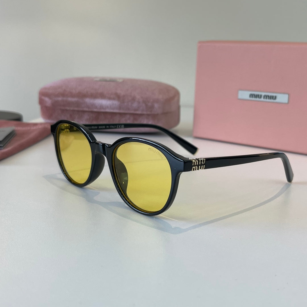 Miu Miu Fashion Gold Lens Sunglasses for Men & Women - 487609 - detail image 3