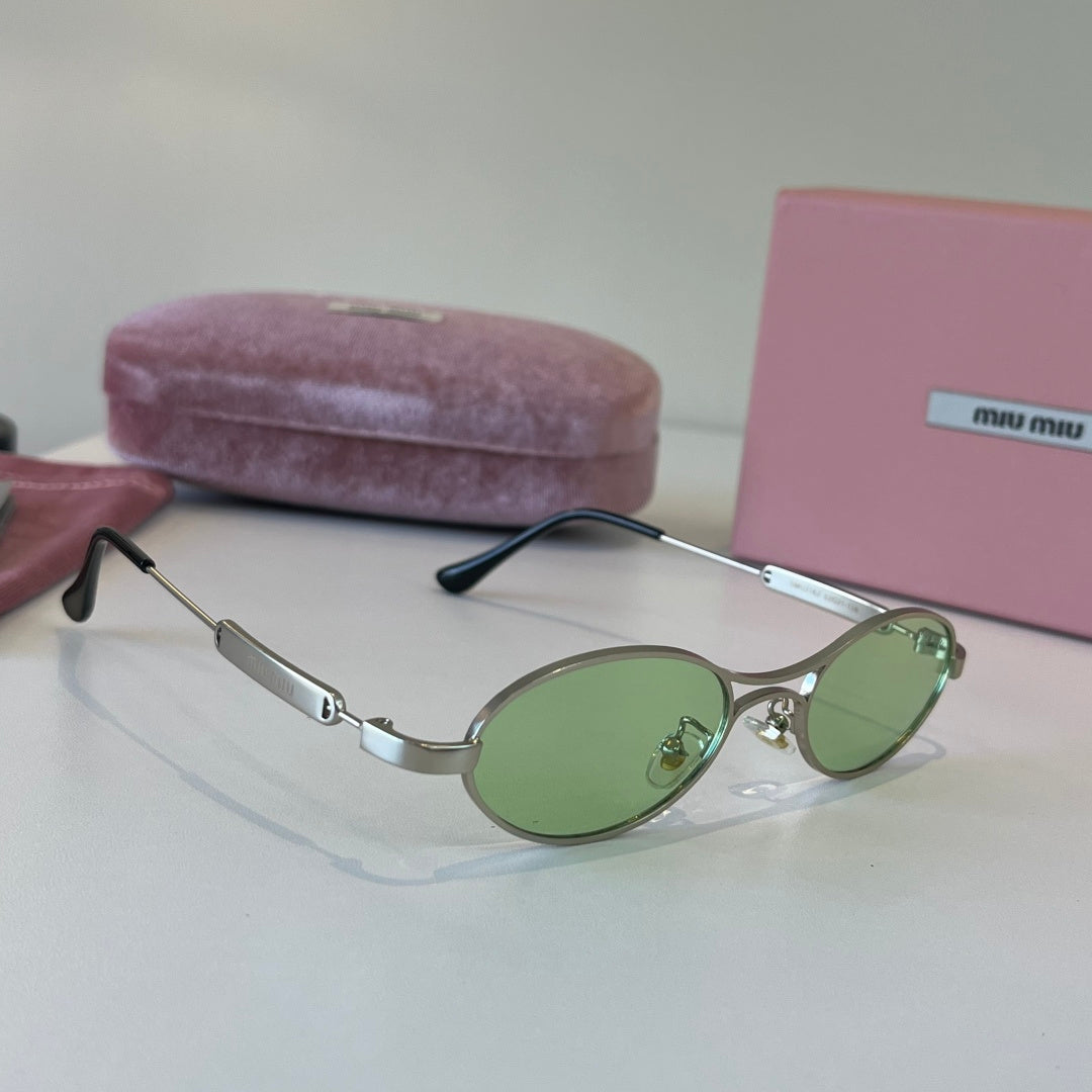 Miu Miu Fashion Silver Lens Sunglasses for Men & Women - 487614