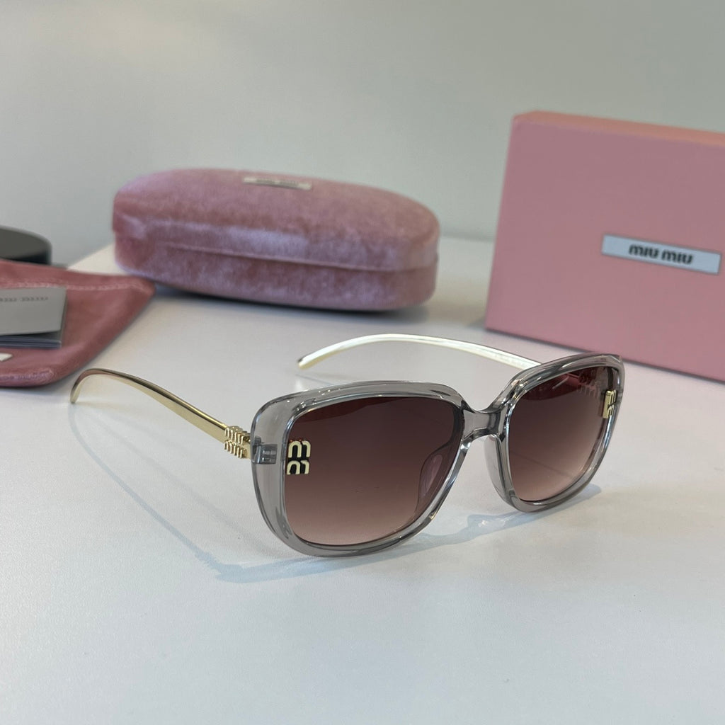 Miu Miu Fashion Silver Lens Sunglasses for Men & Women - 449664