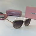 Miu Miu Fashion Silver Lens Sunglasses for Men & Women - 449667