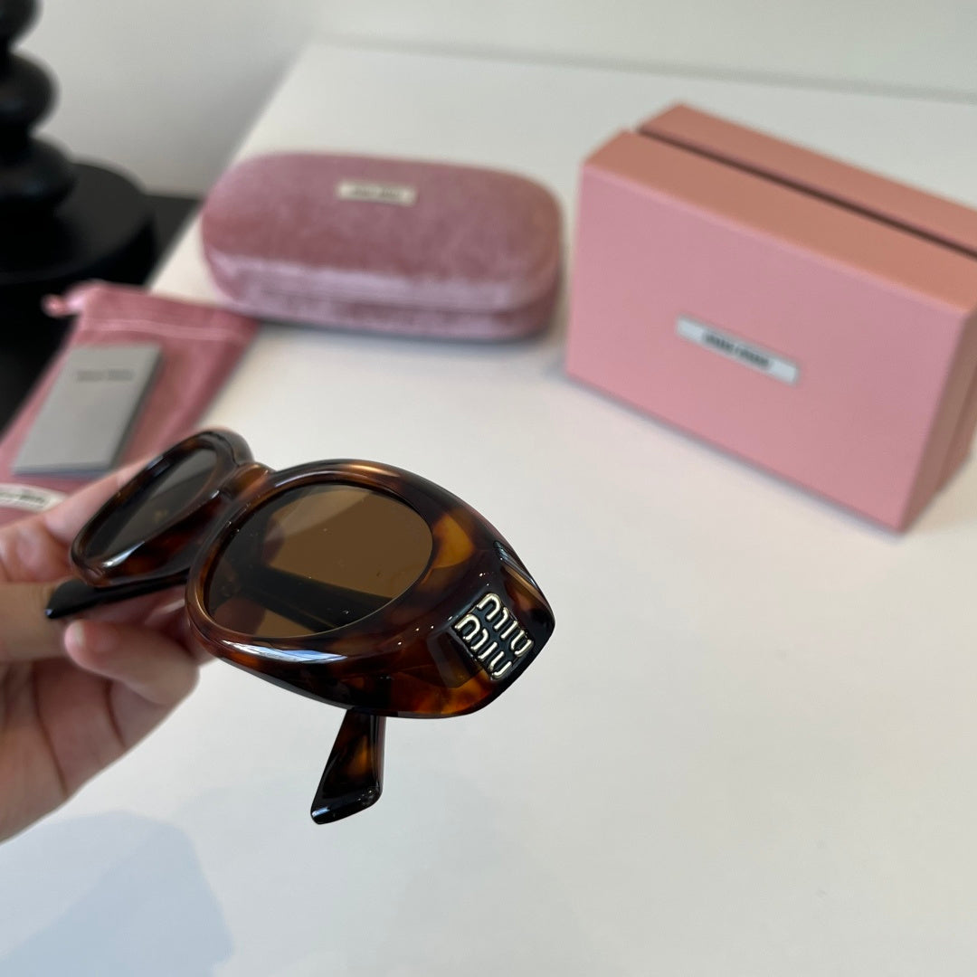 Miu Miu Cat-Eye Black Lens Sunglasses for Men & Women - 487635 - detail image 6
