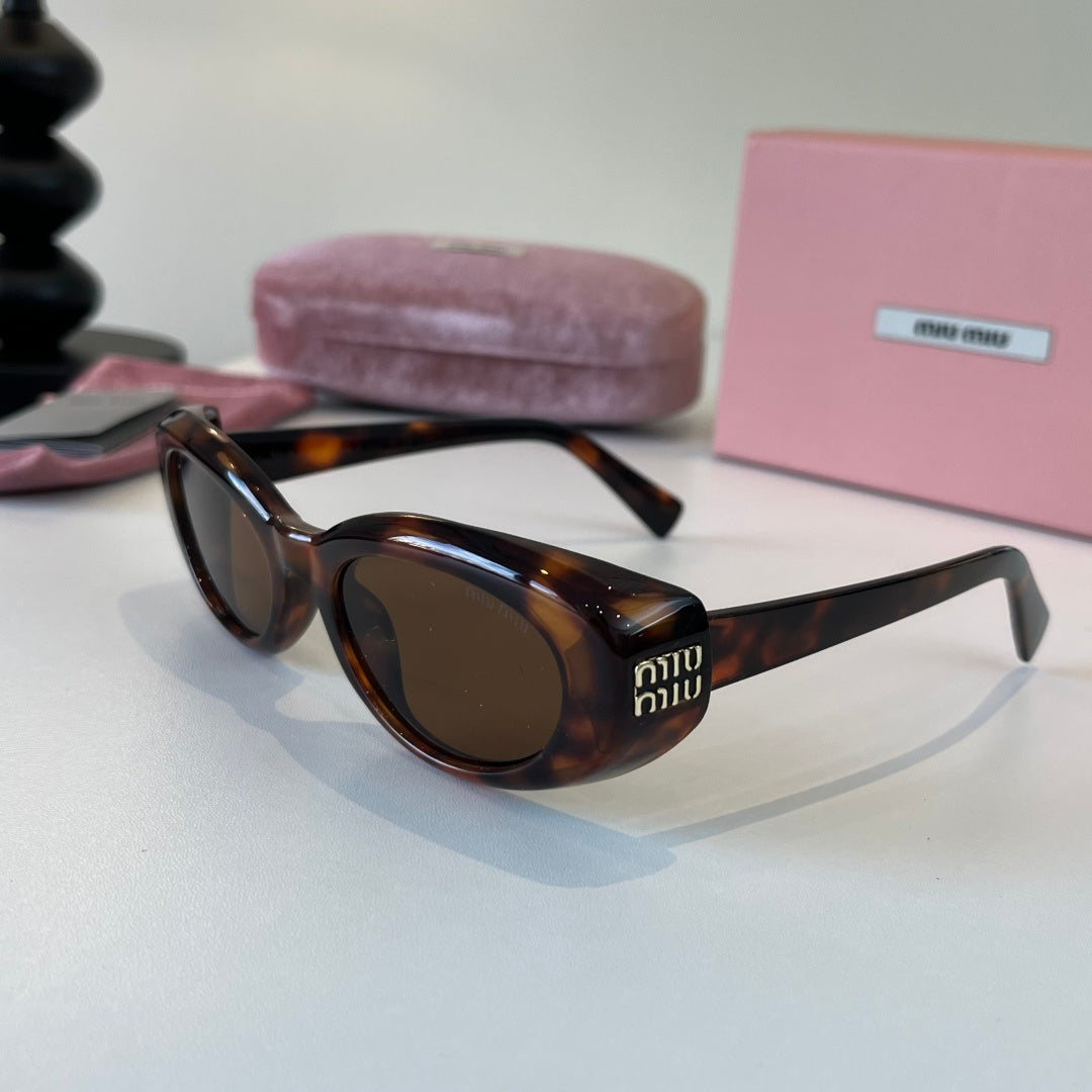 Miu Miu Cat-Eye Black Lens Sunglasses for Men & Women - 487635 - detail image 3
