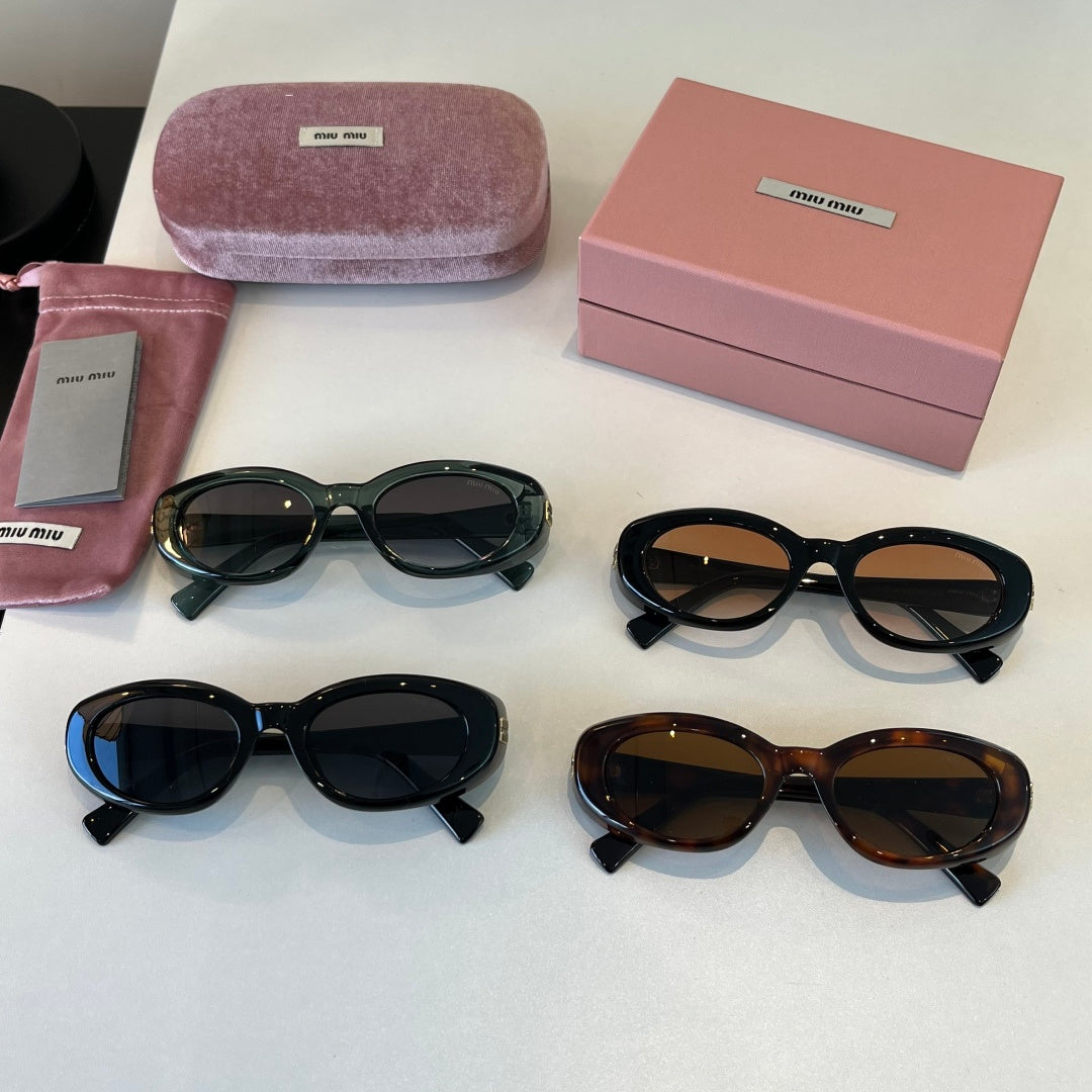 Miu Miu Cat-Eye Black Lens Sunglasses for Men & Women - 383017 - detail image 10