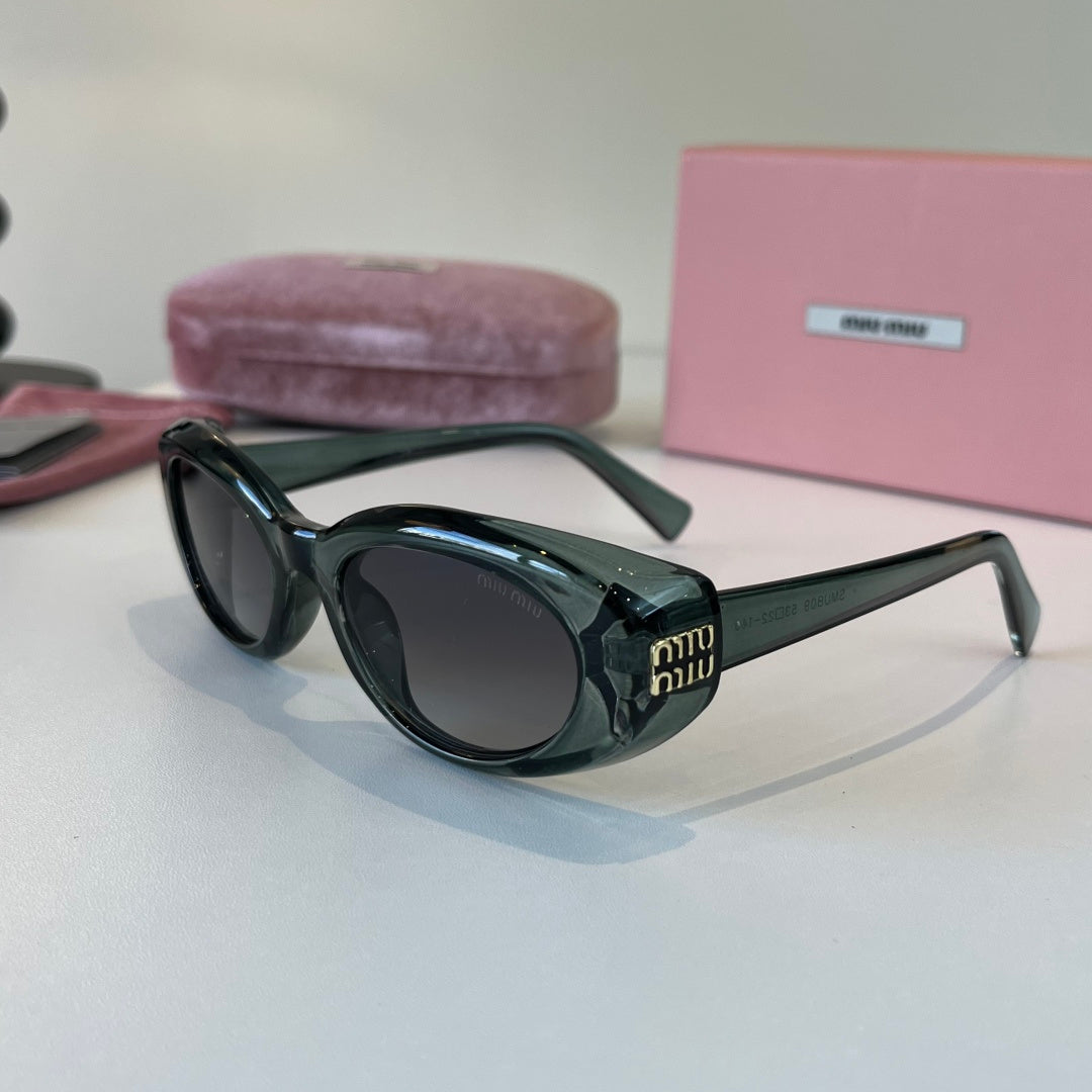 Miu Miu Cat-Eye Black Lens Sunglasses for Men & Women - 487638 - detail image 3