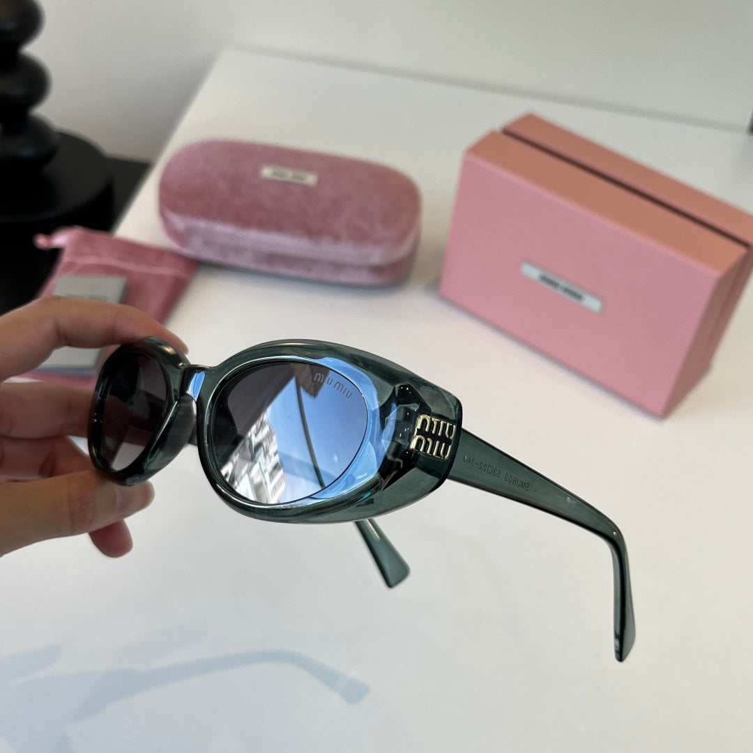 Miu Miu Cat-Eye Black Lens Sunglasses for Men & Women - 487638 - detail image 4