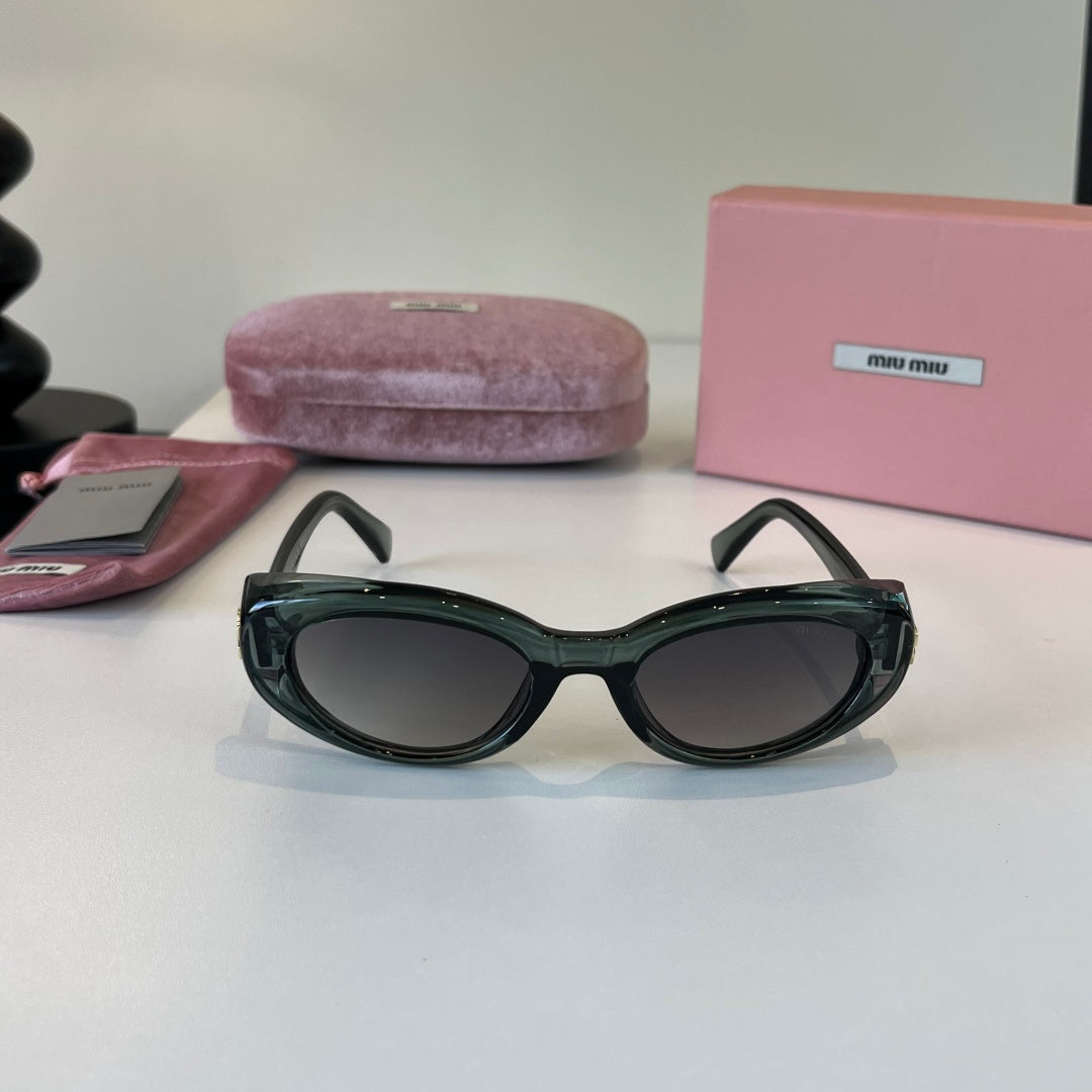 Miu Miu Cat-Eye Black Lens Sunglasses for Men & Women - 487638 - detail image 2
