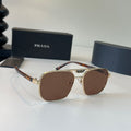 Prada Polarized Fashion Black Lens Sunglasses for Men - 382626