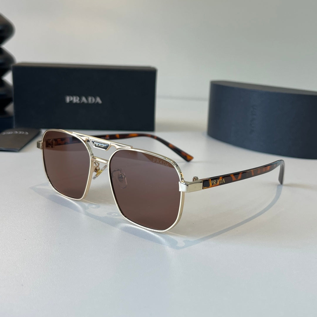 Prada Polarized Fashion Black Lens Sunglasses for Men - 382626 - detail image 3