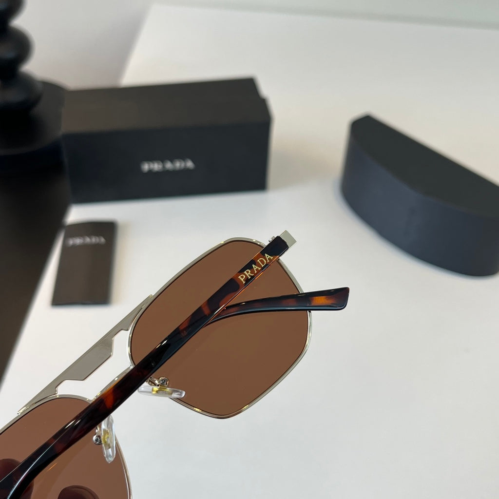 Prada Polarized Fashion Black Lens Sunglasses for Men - 382626 - detail image 6