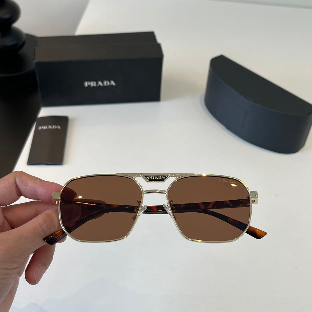 Prada Polarized Fashion Black Lens Sunglasses for Men - 382626 - detail image 4