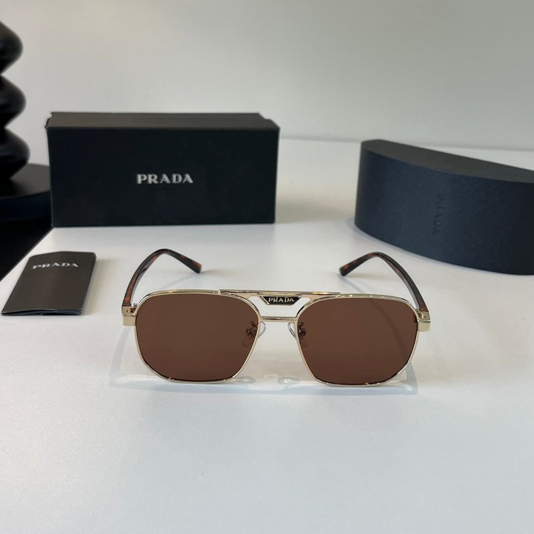 Prada Polarized Fashion Black Lens Sunglasses for Men - 382626 - detail image 2