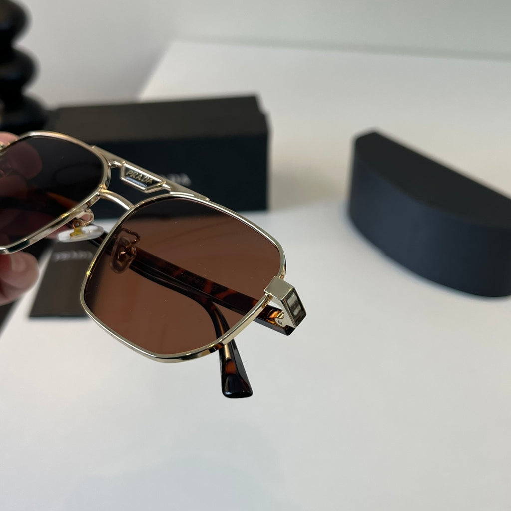 Prada Polarized Fashion Black Lens Sunglasses for Men - 382626 - detail image 5