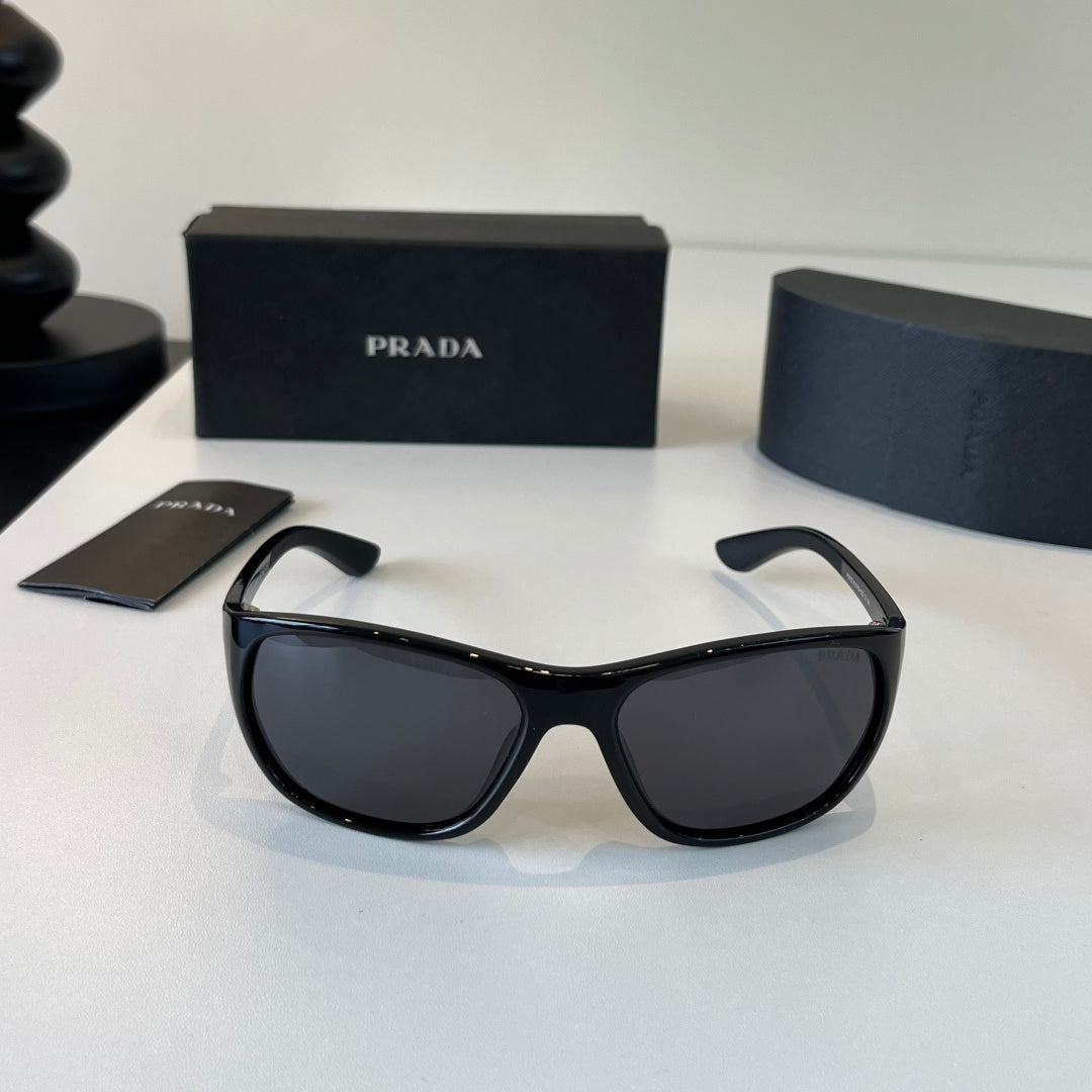 Prada Fashion Black Lens Sunglasses for Men - 382628 - detail image 2