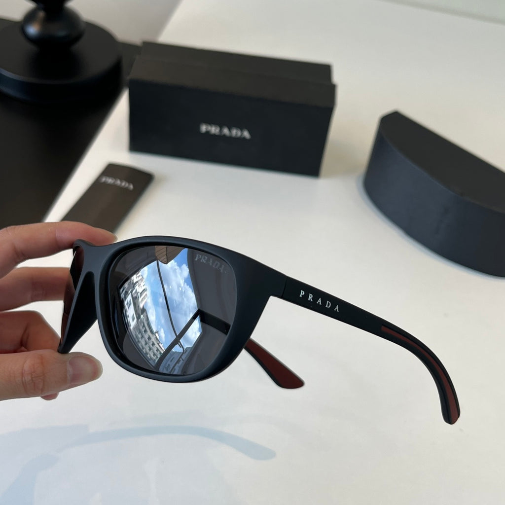 Prada Fashion Black Lens Sunglasses for Men - 382629 - detail image 4