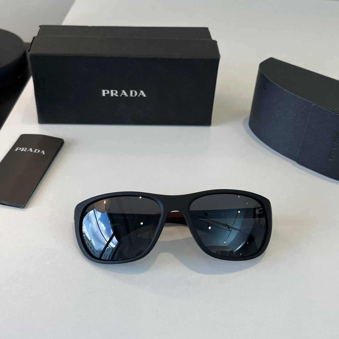Prada Fashion Black Lens Sunglasses for Men - 382629 - detail image 5