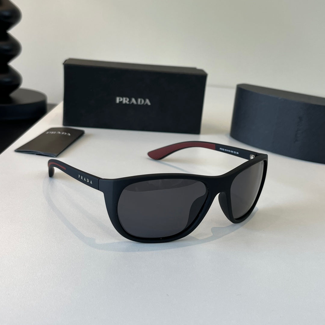 Prada Fashion Black Lens Sunglasses for Men - 382629