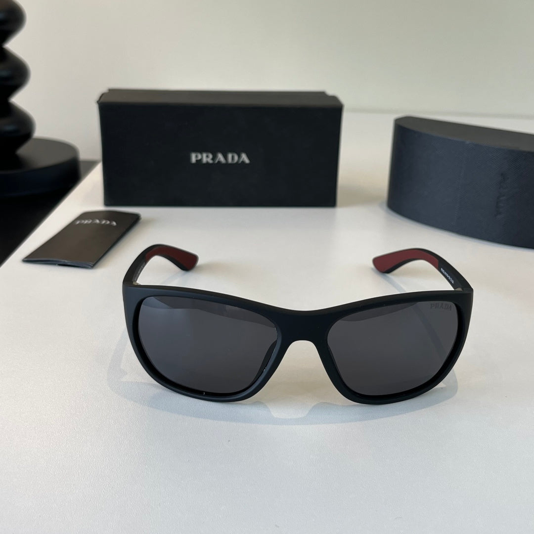 Prada Fashion Black Lens Sunglasses for Men - 382629 - detail image 2